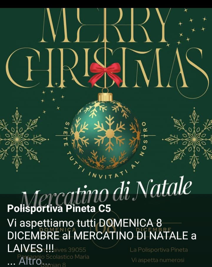 Mercatino di Natale 2024